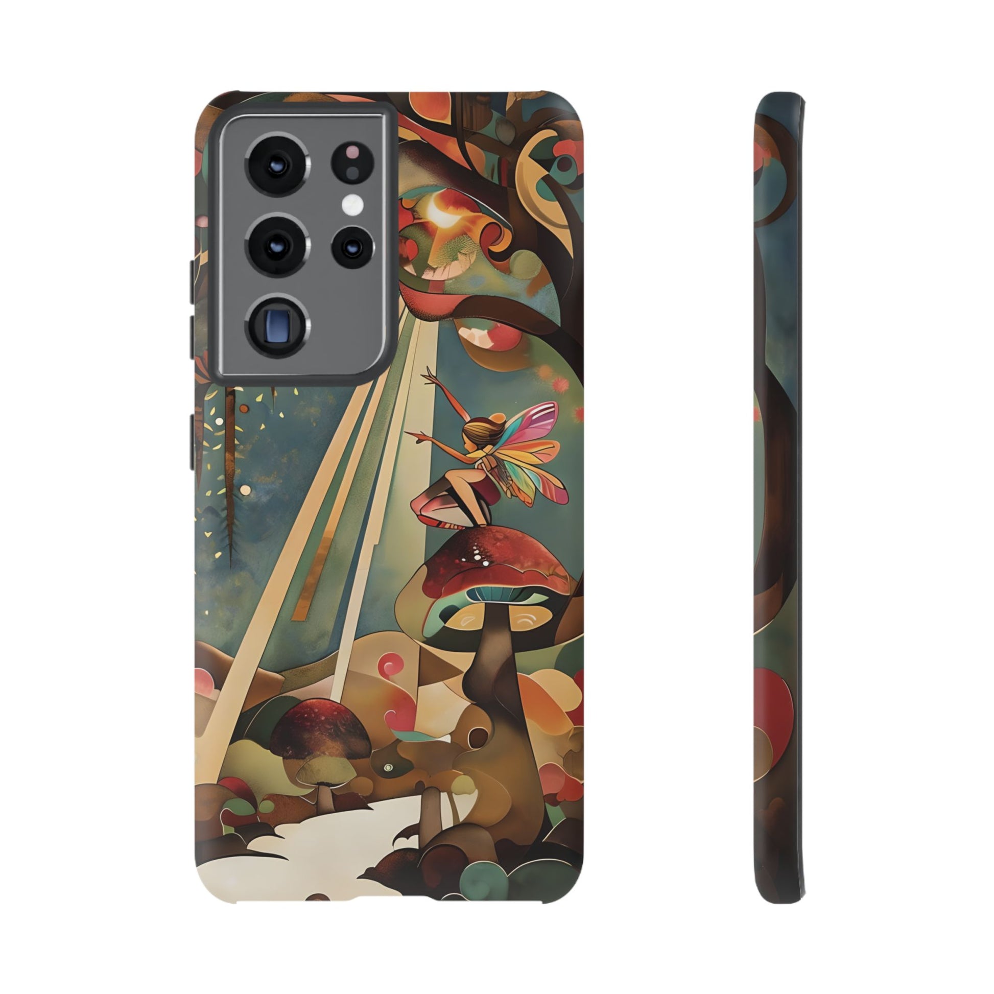 Enchanted Orchard Samsung Galaxy S21 Ultra Tough Case - Artistic Fairy Tale Phone Cover - Elegant Protective Fantasy Art Accessory