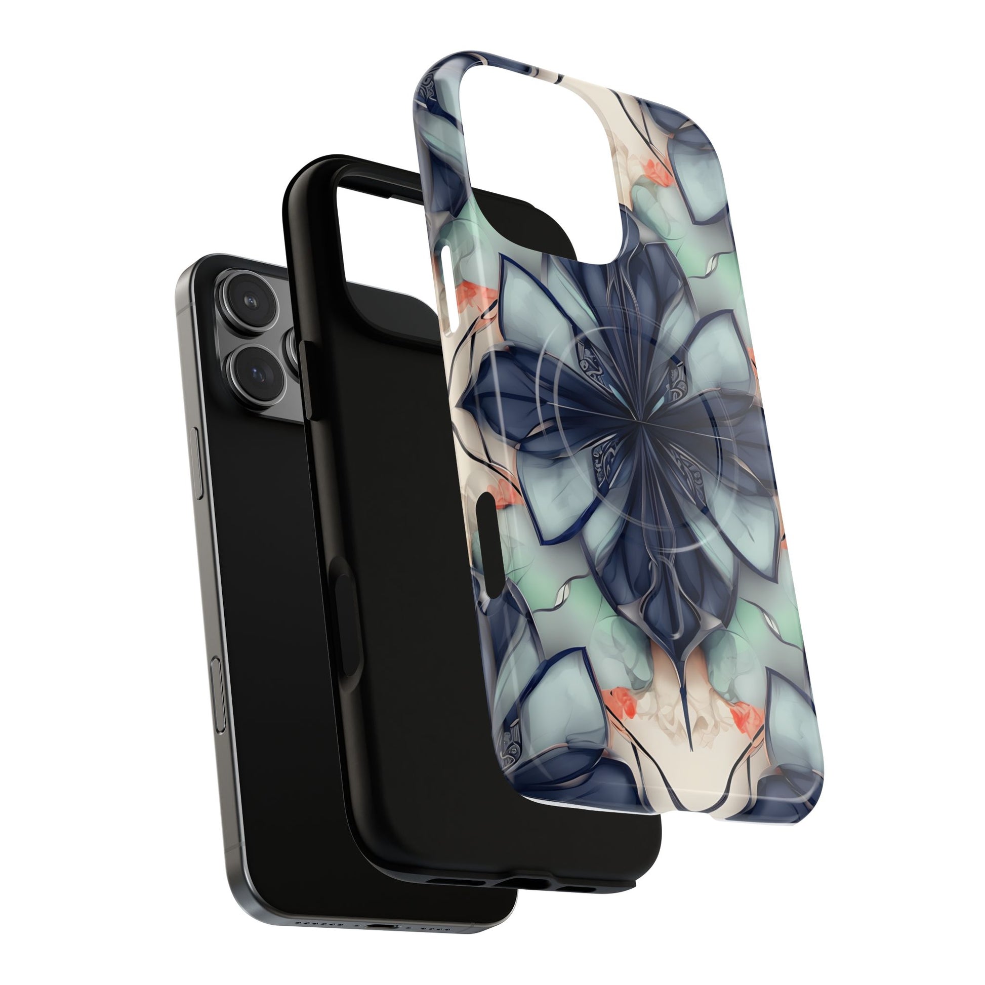 Midnight Mosaic MagSafe iPhone 16 Pro Max Case - Designer Shockproof Cover