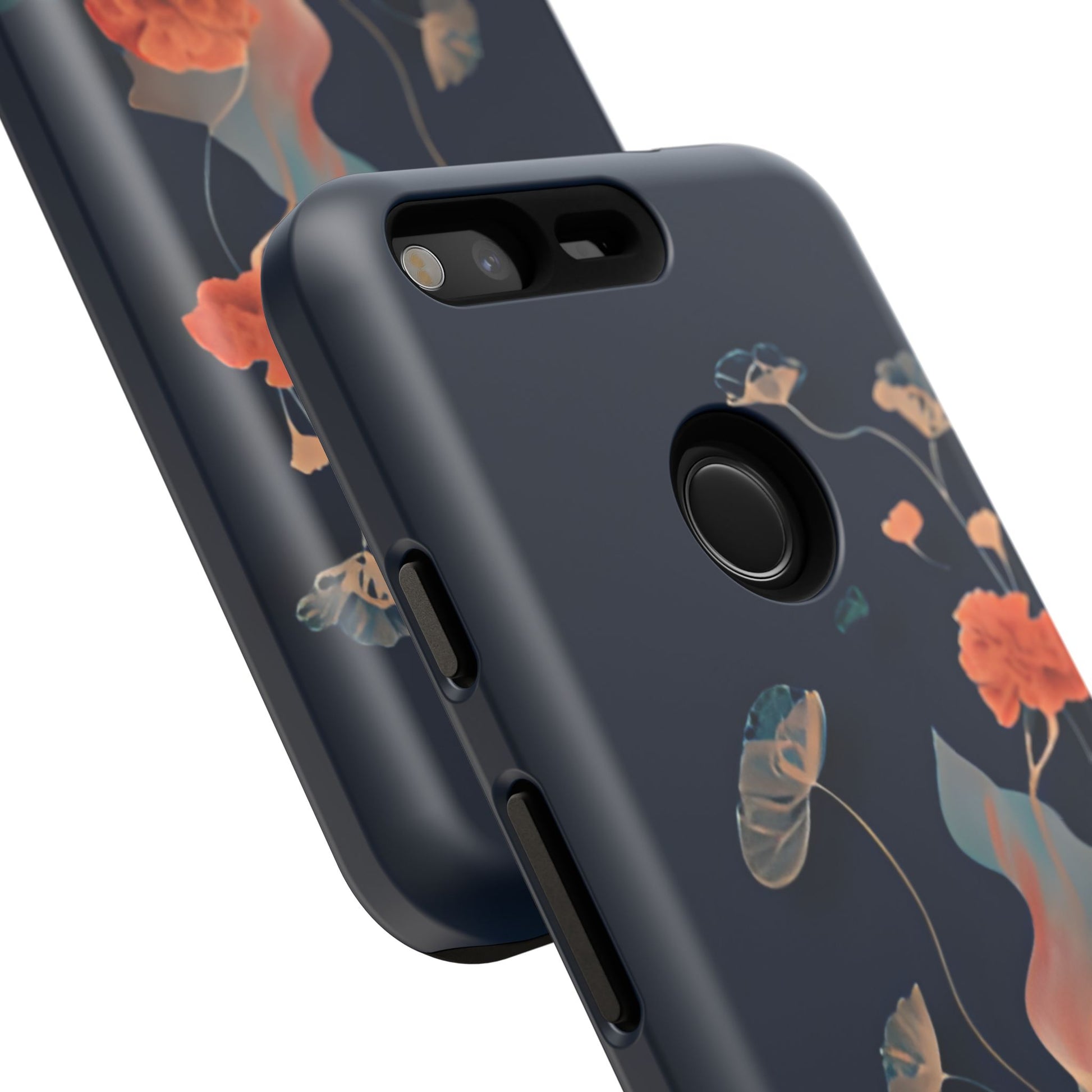 Lotus Reverie - Elegant Artistic Floral Google Pixel Tough Phone Case - Painterly Lotus Blossom Design