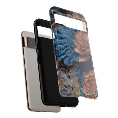 Peony Midnight Tapestry Google Pixel Tough Case