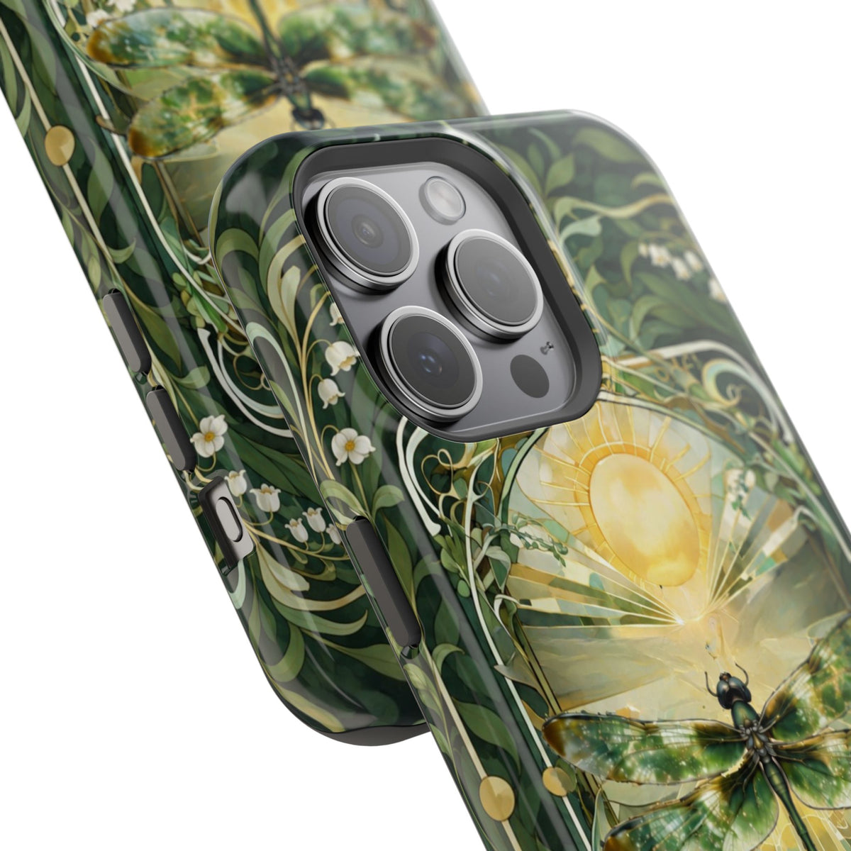 Emerald Sun Dragonfly iPhone MagSafe Case