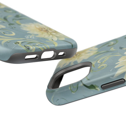 Golden Dahlia Trio iPhone MagSafe Case