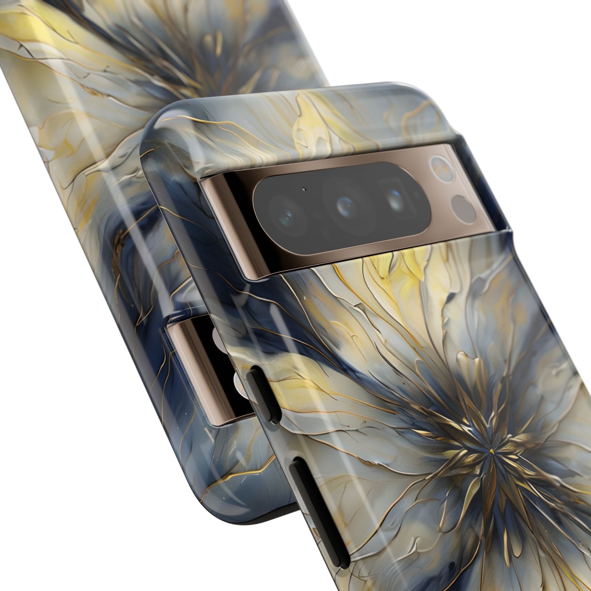 Luminous Petal Tough Case for Google Pixel 8 Pro - Premium Artistic Shockproof Cover, Elegant Protective Phone Case