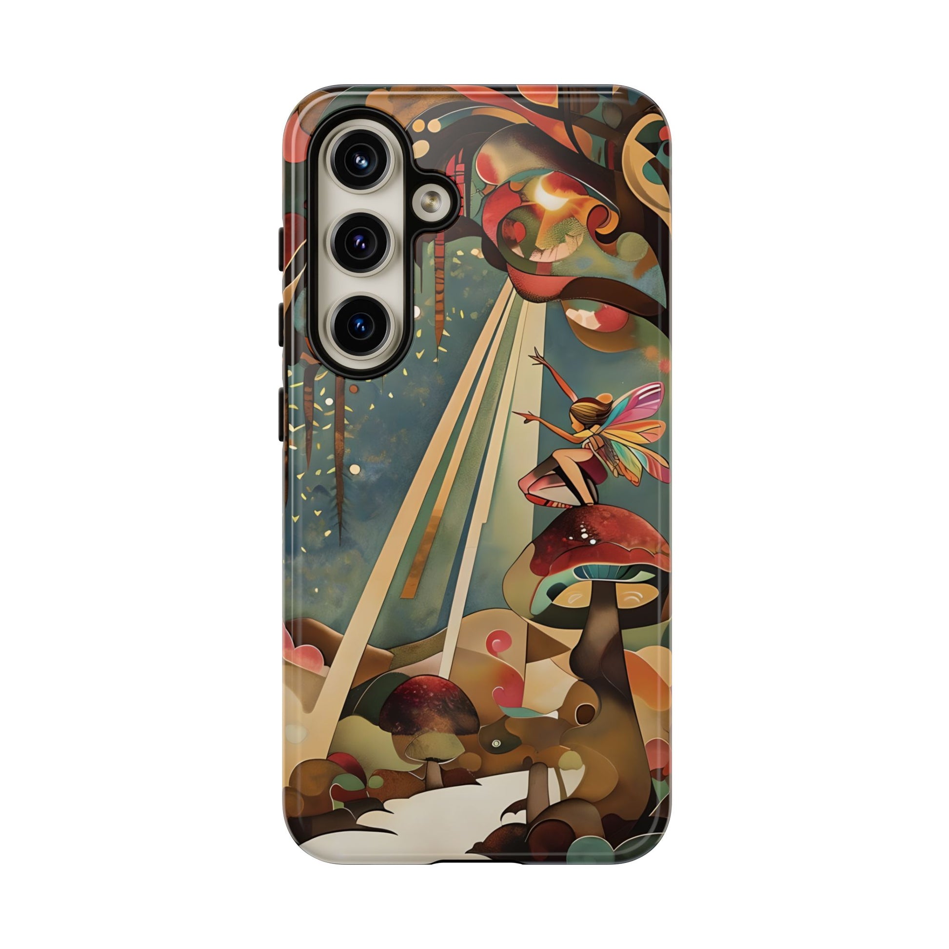 Enchanted Orchard Samsung Galaxy S24 Tough Case - Artistic Fairy Tale Phone Cover - Elegant Protective Fantasy Art Accessory