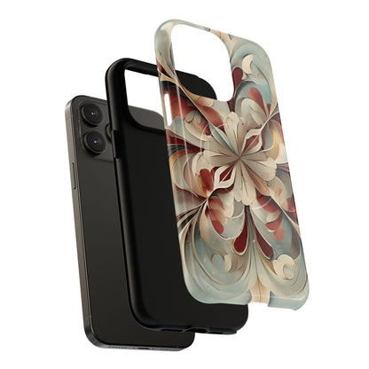 Vintage Baroque Blossom - Ornate Floral Art iPhone MagSafe Phone Case - Elegant Baroque-Inspired Design