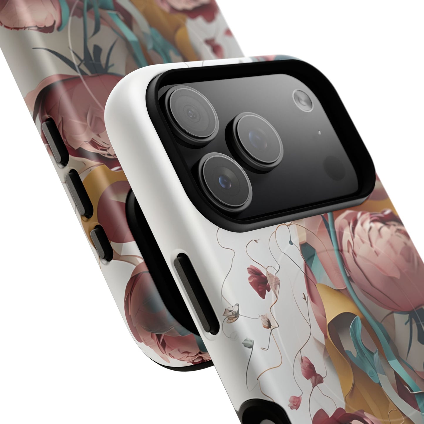 Blushing Peony Veil iPhone MagSafe Case