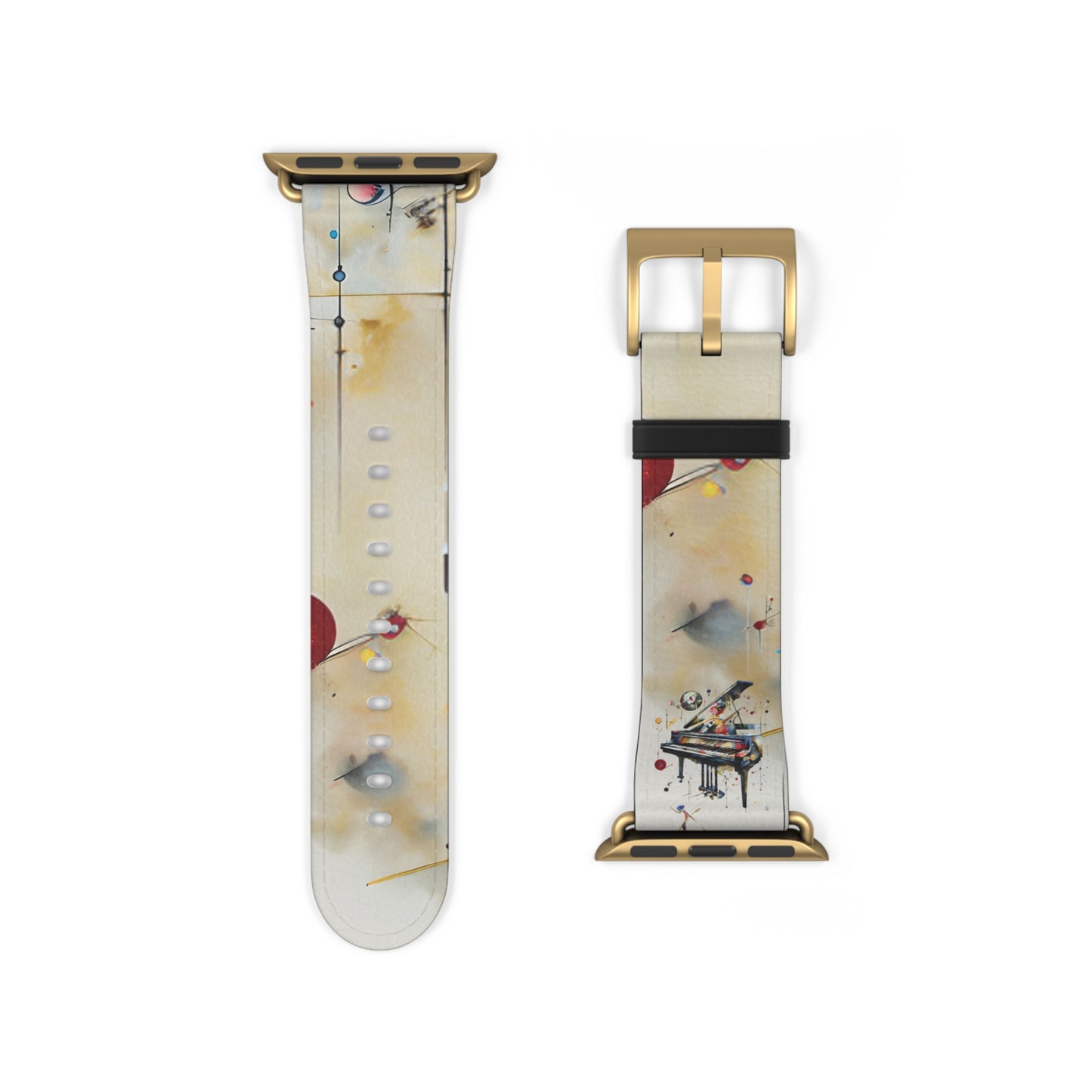 Keys of Imagination Apple Watch Band Strap - Grand Piano Artistic Music Strap