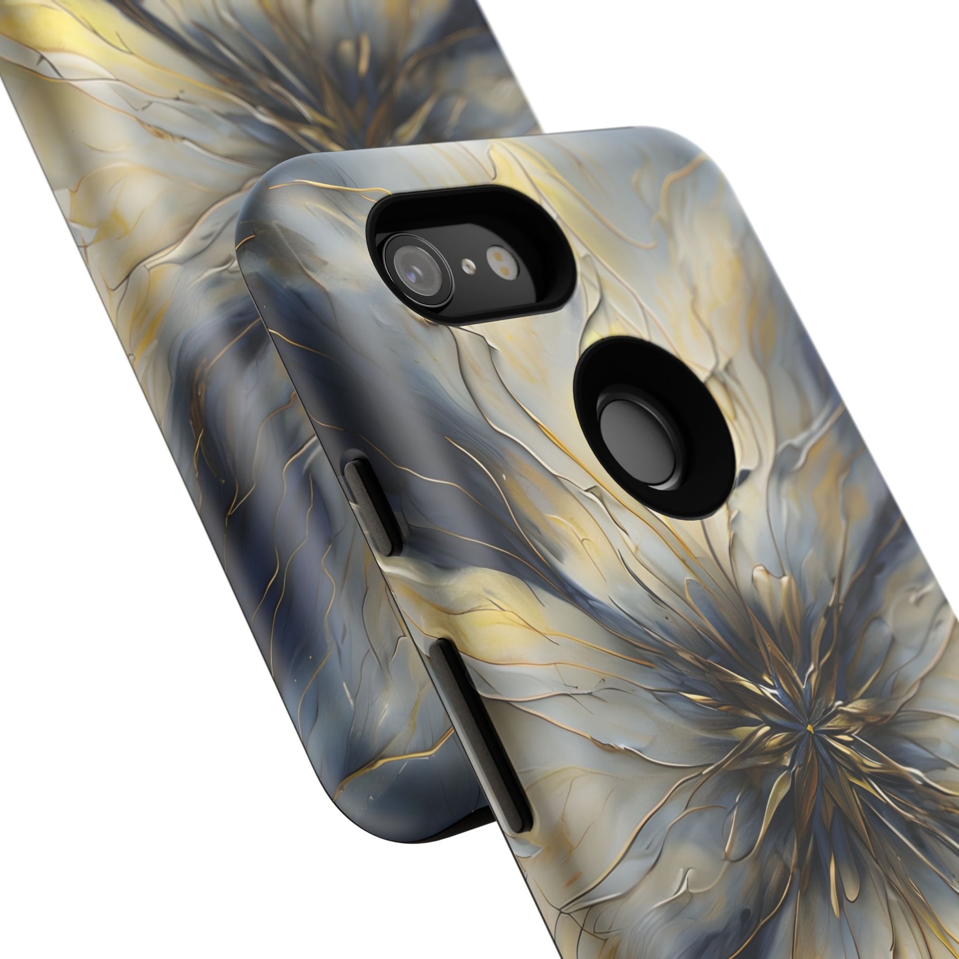 Luminous Petal Tough Case for Google Pixel 3 - Premium Artistic Shockproof Cover, Elegant Protective Phone Case