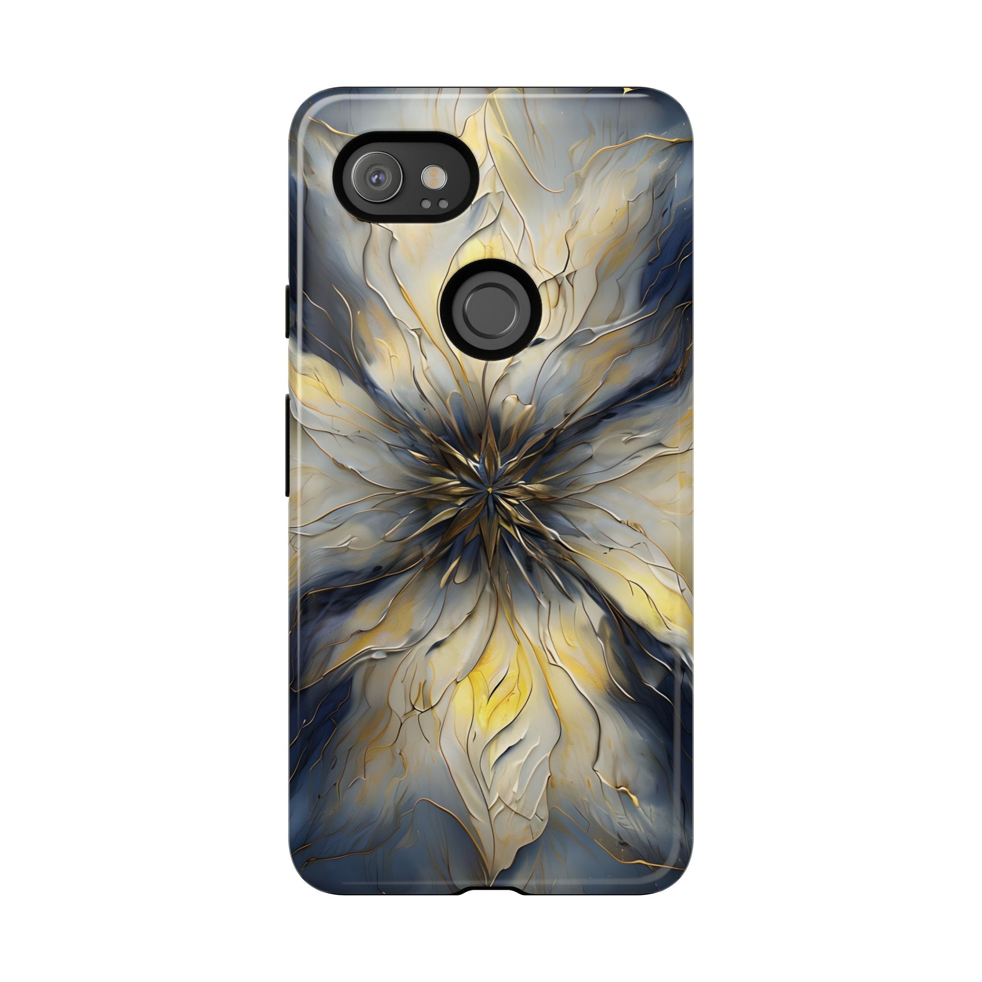 Luminous Petal Tough Case for Google Pixel 2 XL - Premium Artistic Shockproof Cover, Elegant Protective Phone Case