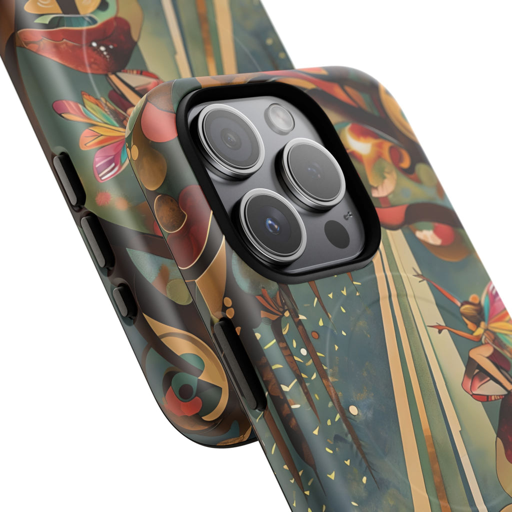 Enchanted Orchard iPhone 15 Pro - Artistic Fairy Tale cover - MagSafe Compatible - Premium Drop Protection
