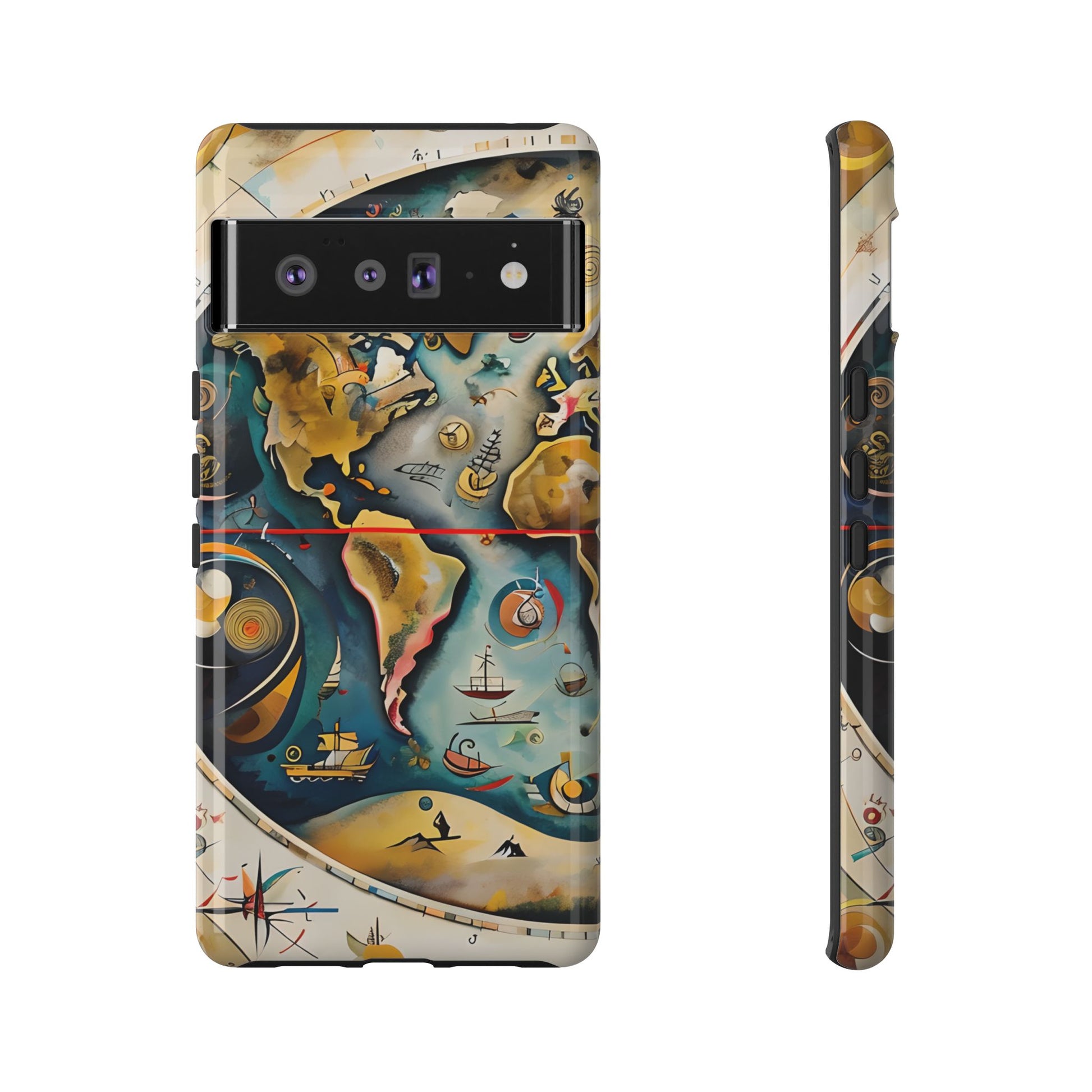 Celestial Map Google Pixel 6 Pro Tough Case - Antique Star Chart Phone Cover