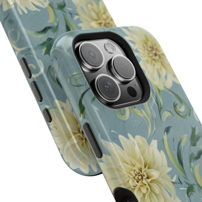 Golden Dahlia Trio iPhone MagSafe Case