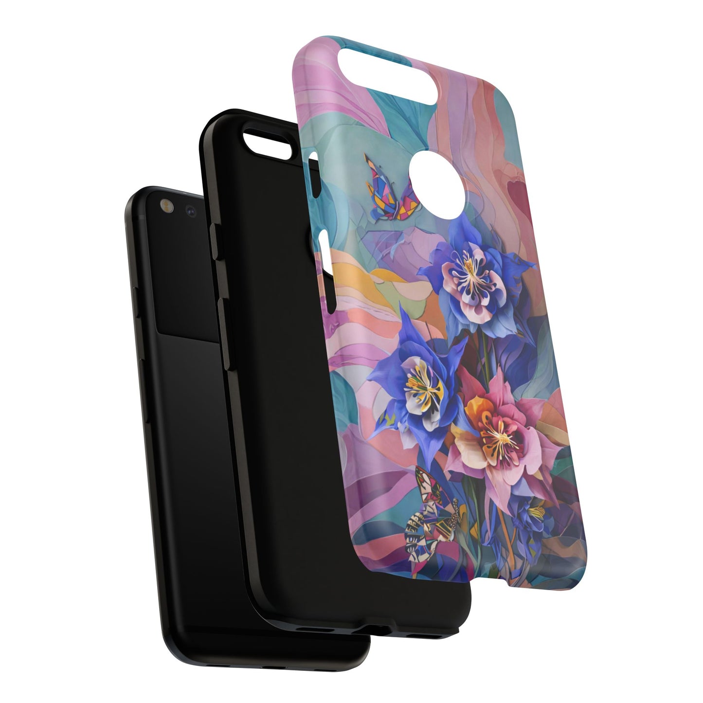 Blue Columbine Carnivale Google Pixel Tough Case