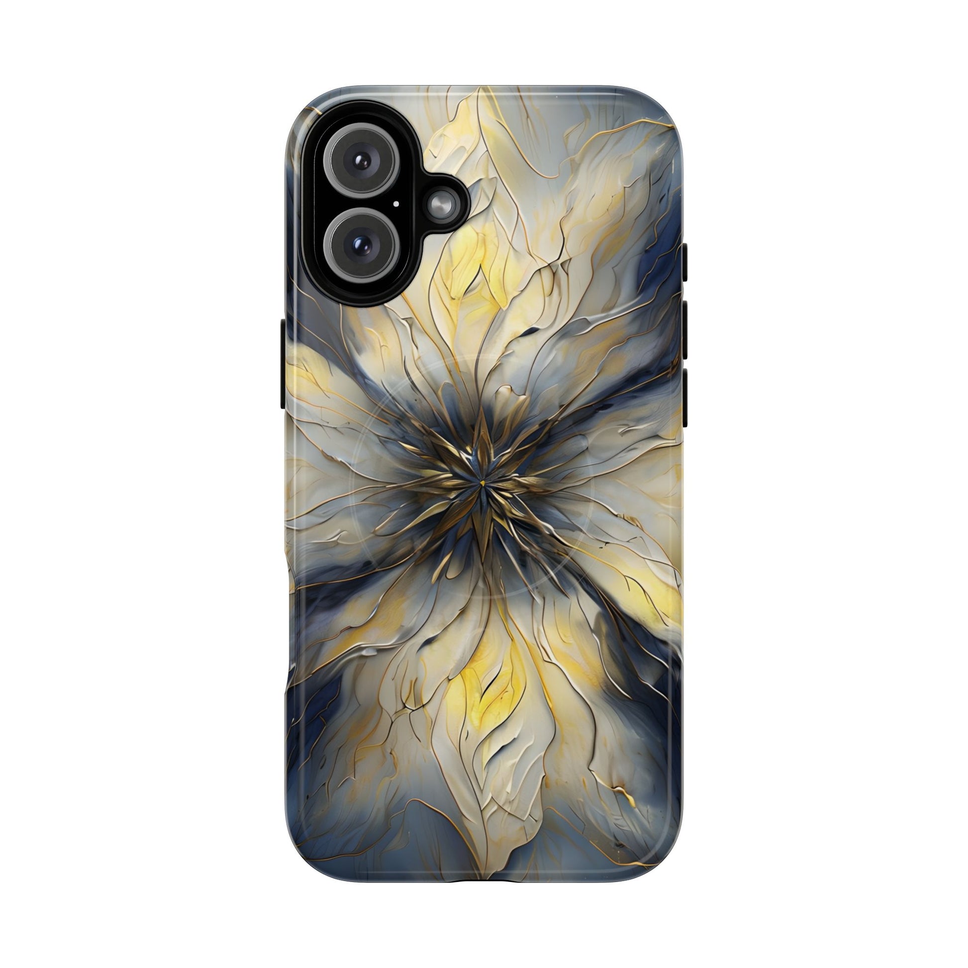 Luxury Luminous Petal MagSafe iPhone 16 Plus- Designer Shockproof Cover
