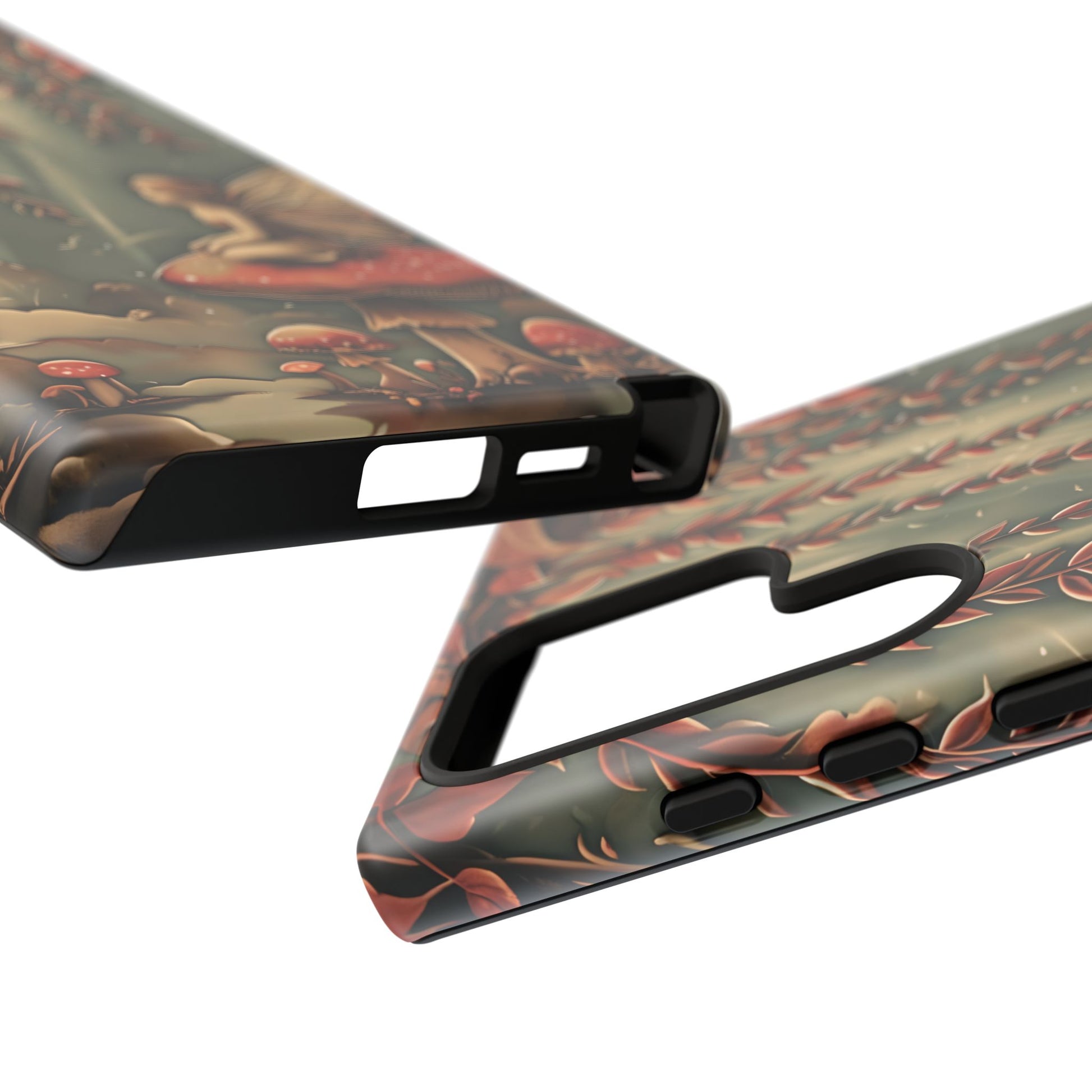 Willow Whisper - Tranquil Nature Art Samsung Galaxy S24 Ultra Tough Phone Case - Serene Willow Tree & Meditative Figure Design