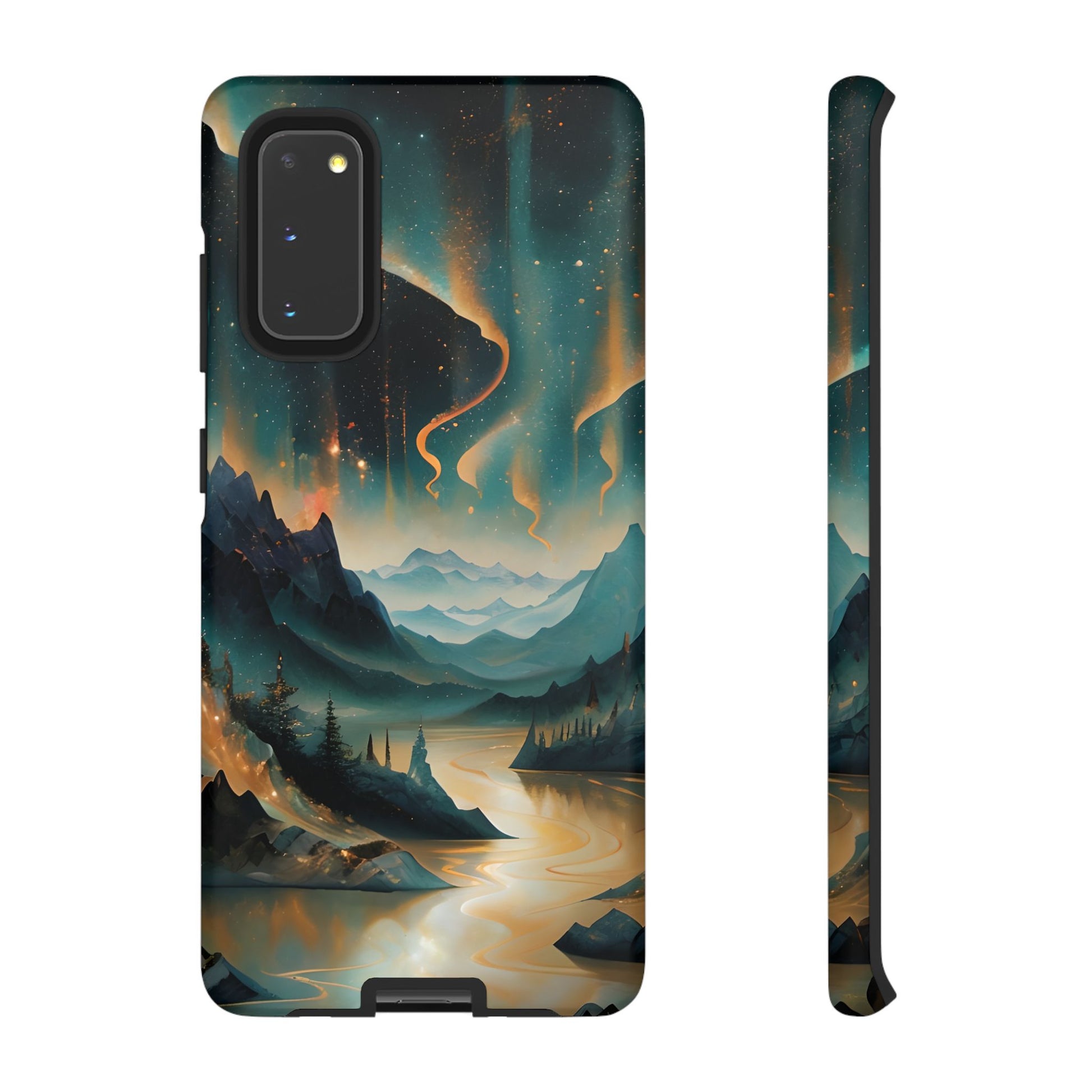 Aurora Dreamscape Samsung Galaxy S20 Tough Case - Artistic Northern Lights Cover - Premium Abstract Design
