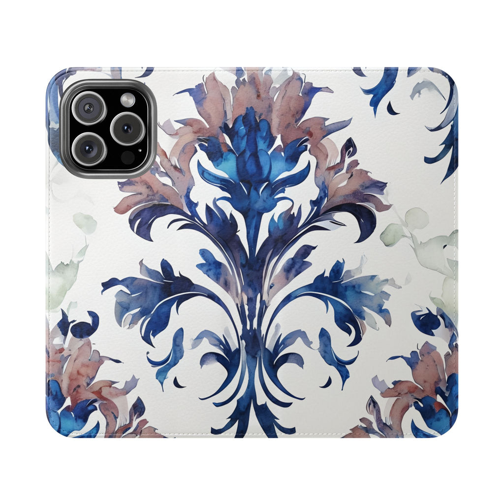 Delft Reverie - Abstract Wallet Phone Case for iPhone 16 Pro Max