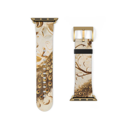 Golden Plumage Apple Watch Band Strap - Timeless Design for your Timepiece