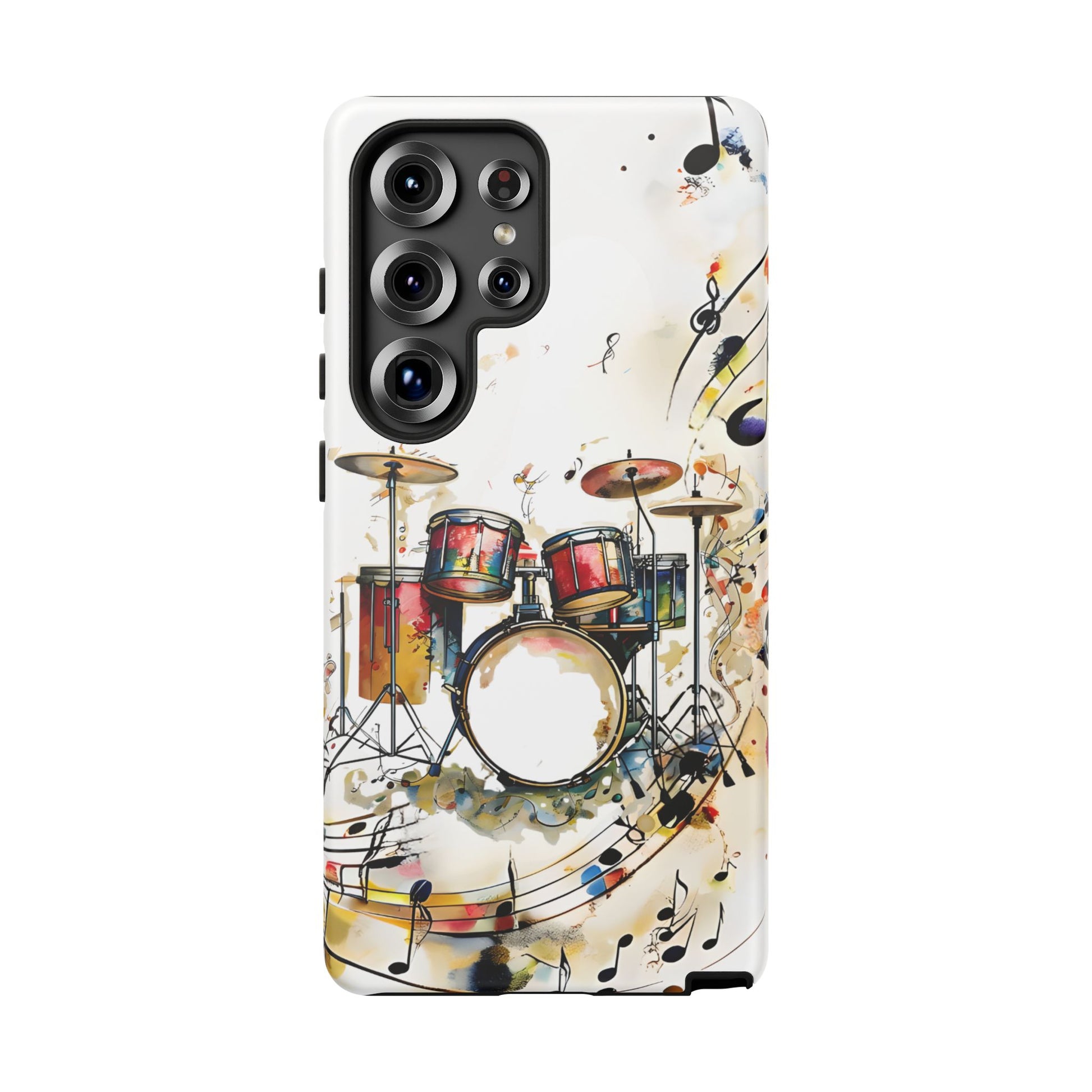 Beatline Abstract Drums and Music Notes Tough Case for Samsung Galaxy S25 Ultra - Shockproof Phone Cover