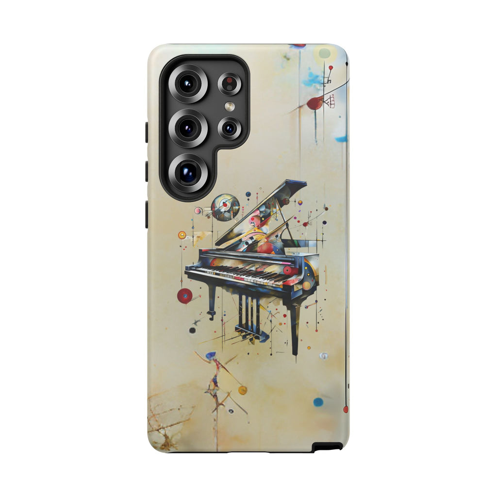 Keys of Imagination Artistic Grand Piano Tough Case for Samsung Galaxy S25 Ultra - Shockproof Phone Cover