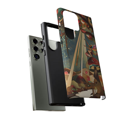 Enchanted Orchard fantasy forest fairy Samsung Galaxy tough phone case dual layer protection