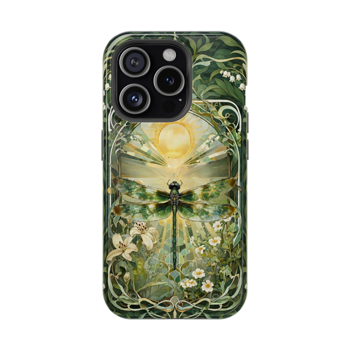 Emerald Sun Dragonfly iPhone MagSafe Case