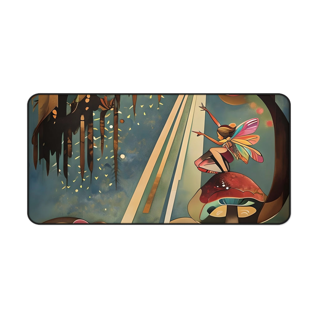 Enchanted Orchard Designer Desk Mat - Premium Office Desk Pad, 3 Sizes Available, Artistic Workspace Protection