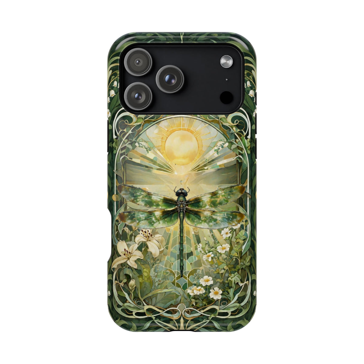 Emerald Sun Dragonfly iPhone MagSafe Case