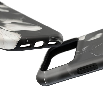 Monochrome Magnolia iPhone MagSafe Case