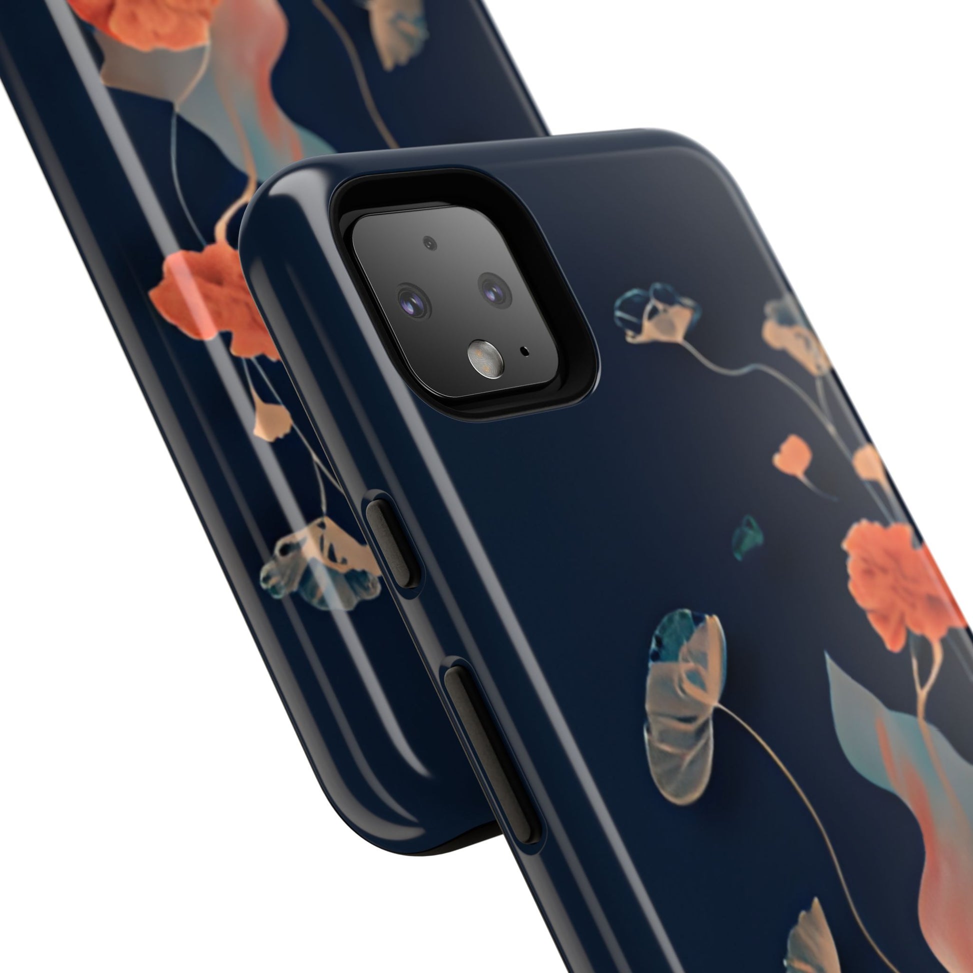 Lotus Reverie - Elegant Artistic Floral Google Pixel 4XL Tough Phone Case - Painterly Lotus Blossom Design