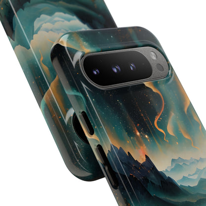 Aurora Dreamscape Tough Case for Google Pixel - Northern Lights Artistic Shockproof Cover, Elegant Protective Phone Case