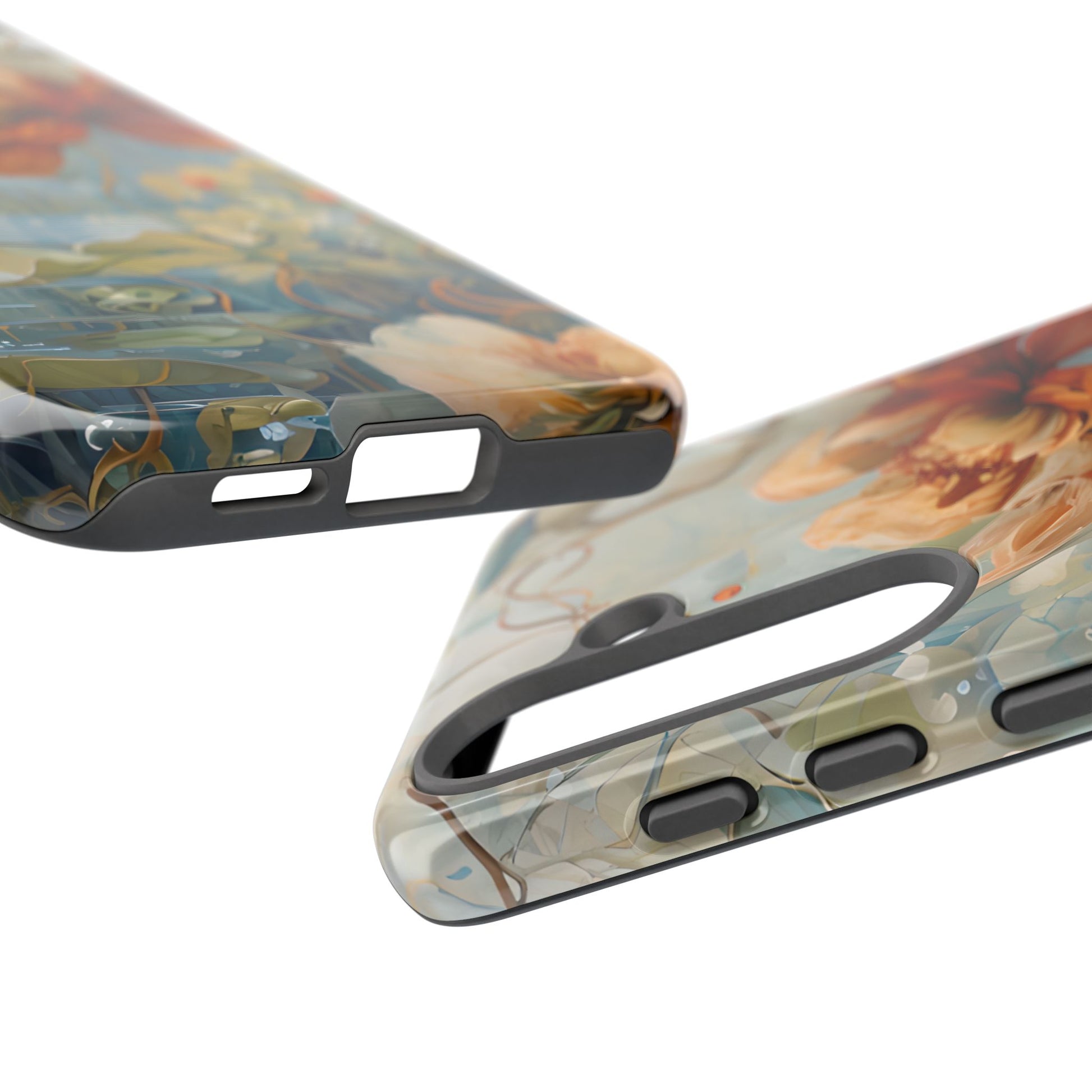 Waterlily Dreamscape - Artistic Floral Samsung Galaxy S25 Tough Phone Case - Waterlily & Lotus Design