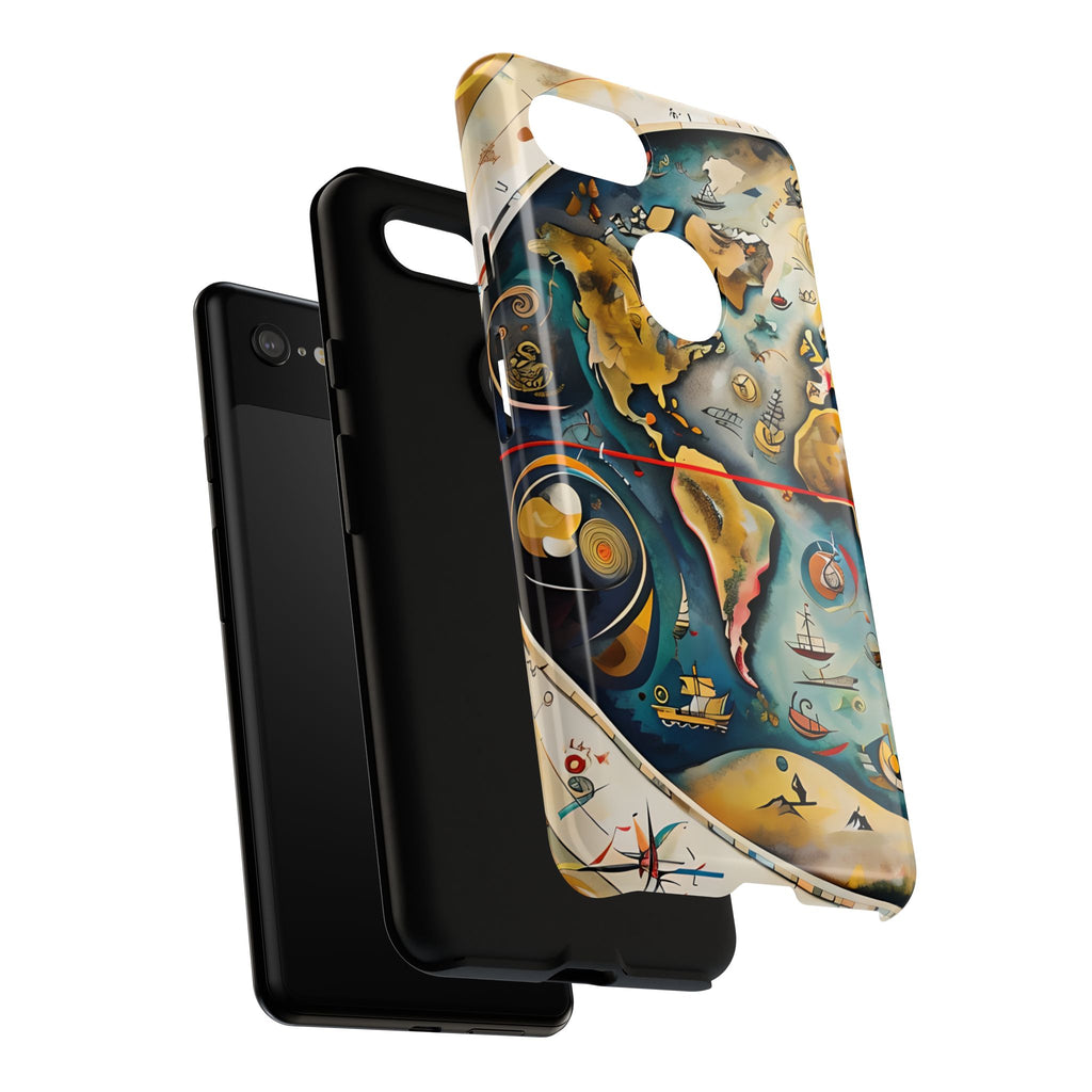 Celestial Map Google Pixel 3XL Tough Case - Antique Star Chart Phone Cover