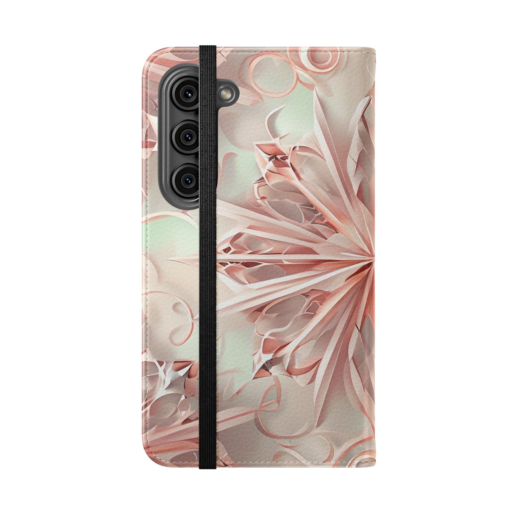 Blush Frost - Abstract Wallet Phone Case for Samsung Galaxy S23