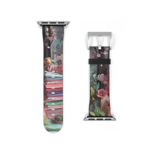 A Good Night's Sleep Apple Watch Band - Modern Floral Strap