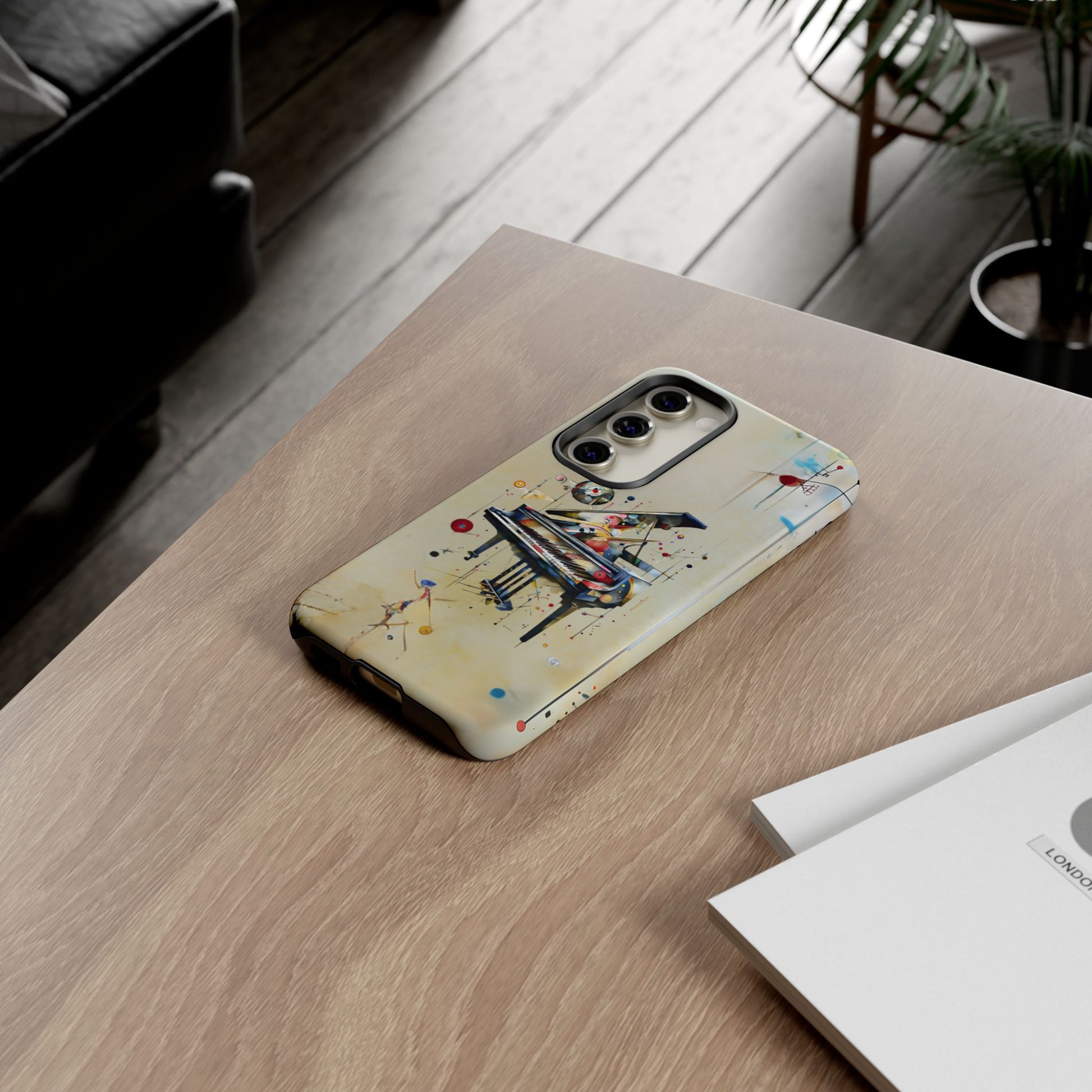 Keys of Imagination Artistic Grand Piano Tough Case for Samsung Galaxy S23 - Shockproof Phone Cover