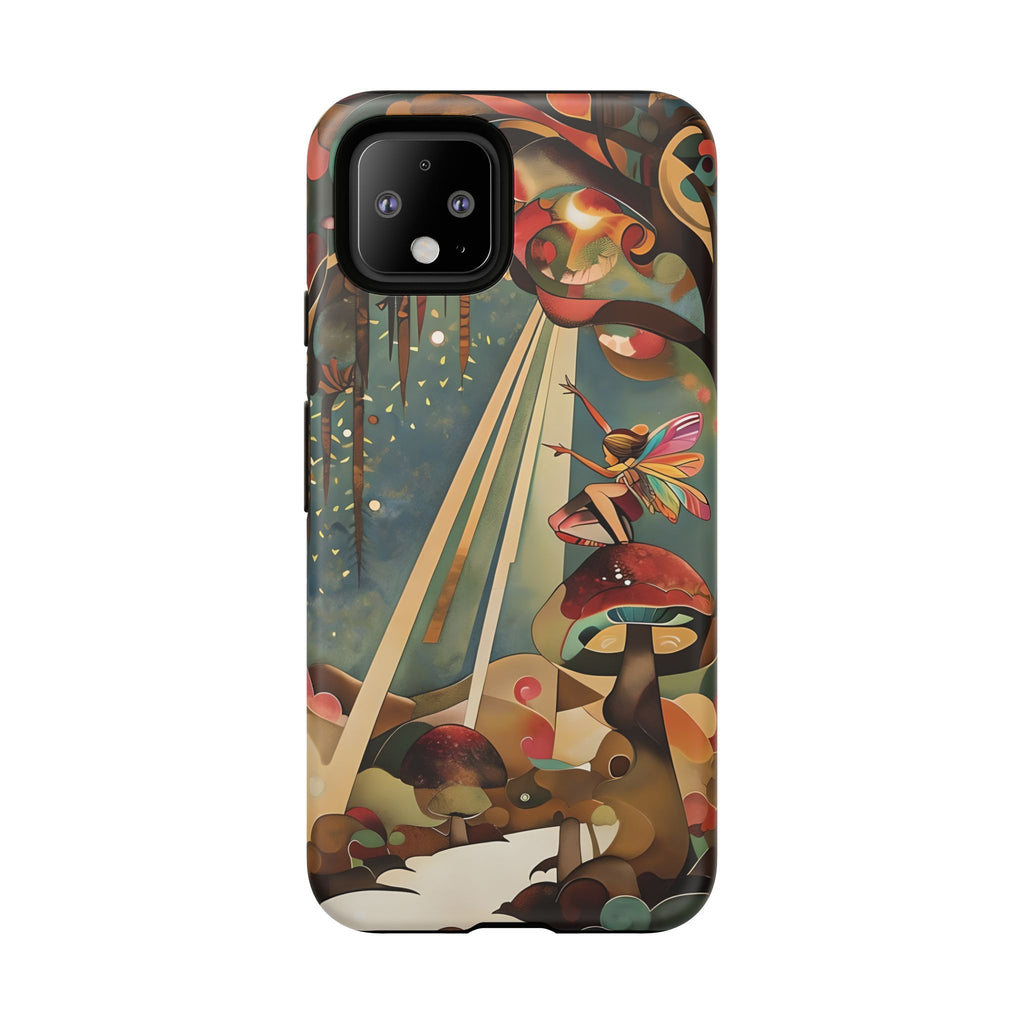 Enchanted Orchard Google Pixel 4 Tough Case - Artistic Fairy Tale Phone Cover - Elegant Protective Fantasy Art Accessory