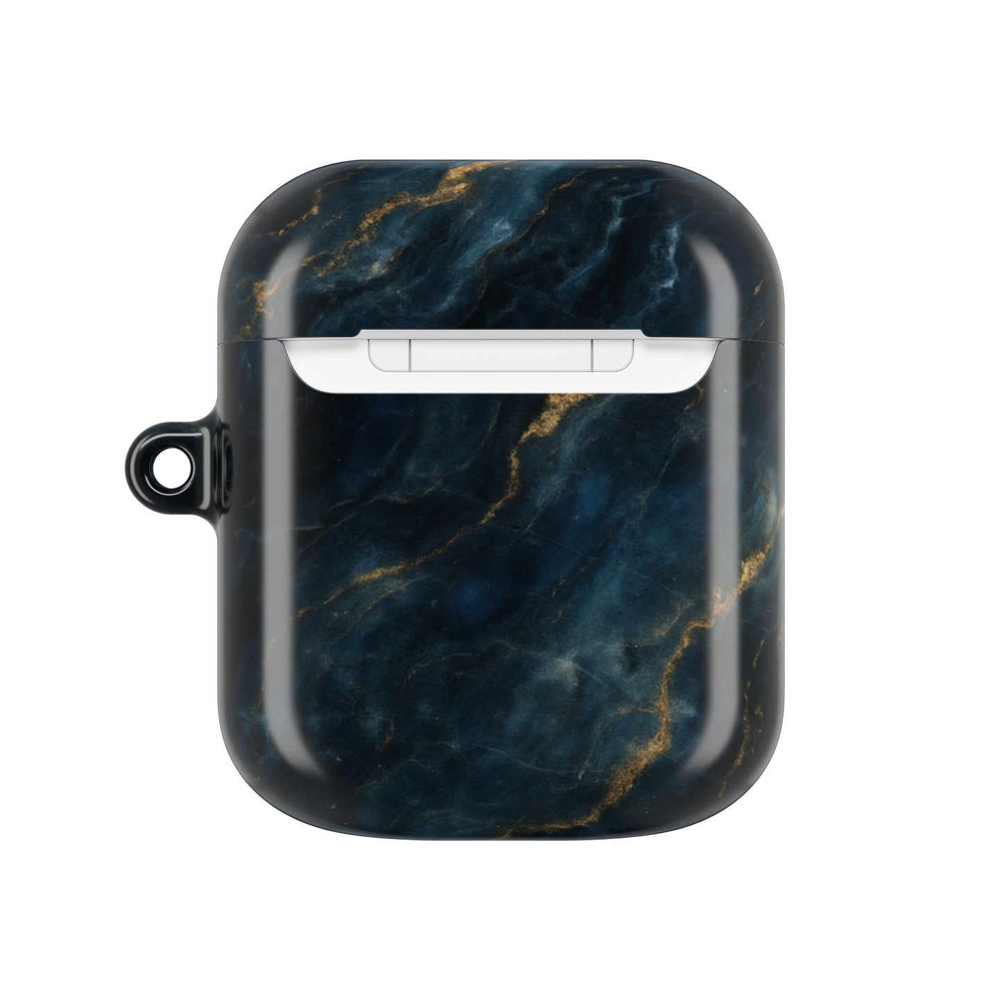 Midnight Marble AirPod Case - Navy & Gold Marble Earbud Cover for Gen 1, 2, 3, Pro Gen 1 & 2
