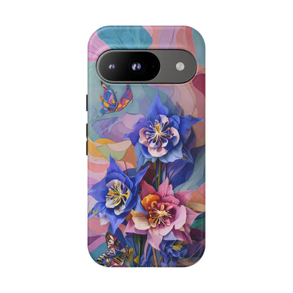 Blue Columbine Carnivale Google Pixel Tough Case