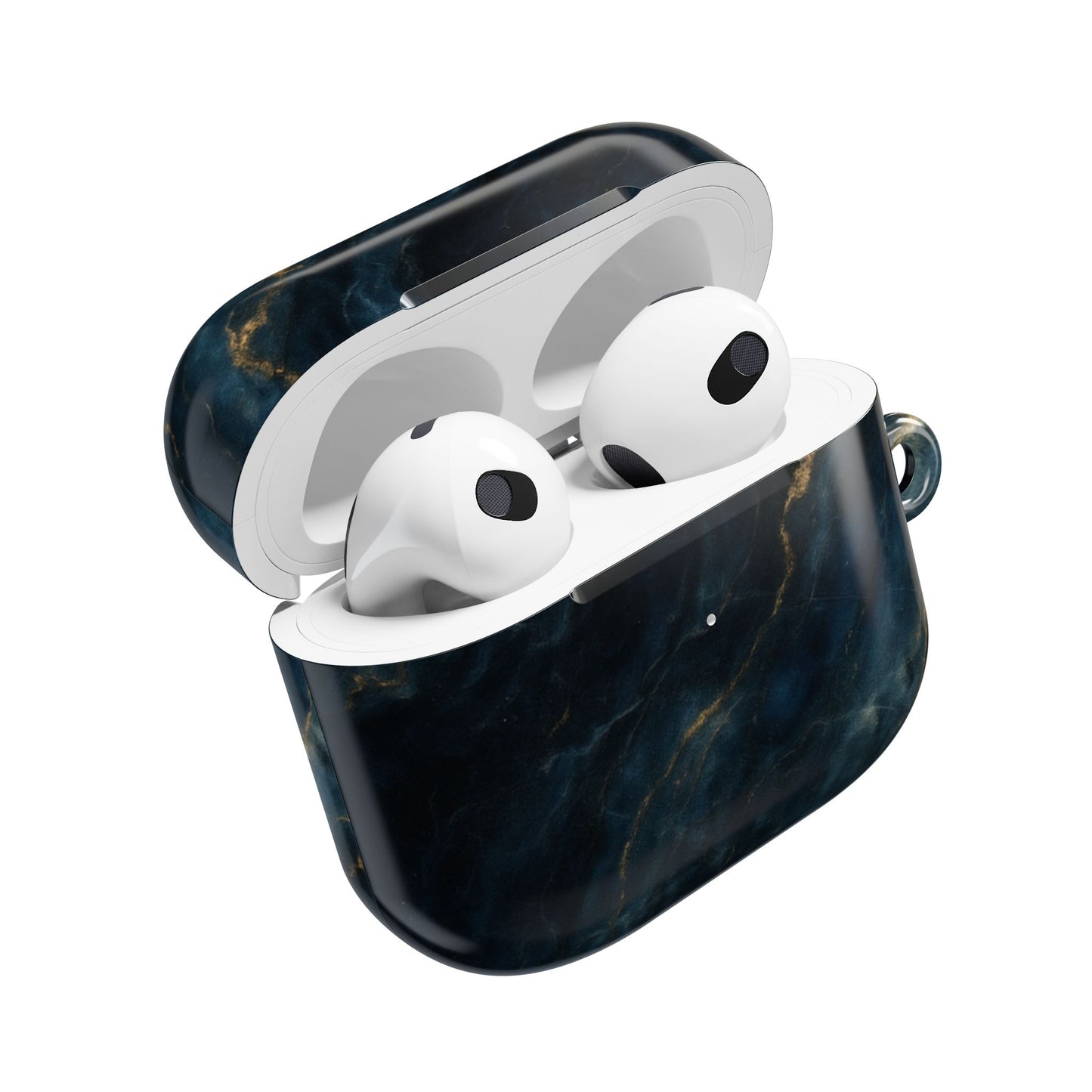 Midnight Marble AirPod Case - Navy & Gold Marble Earbud Cover for Gen 1, 2, 3, Pro Gen 1 & 2