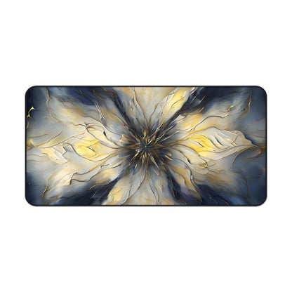 Luminous Petal Designer Desk Mat - Premium Office Desk Pad, 3 Sizes Available, Artistic Workspace Protection