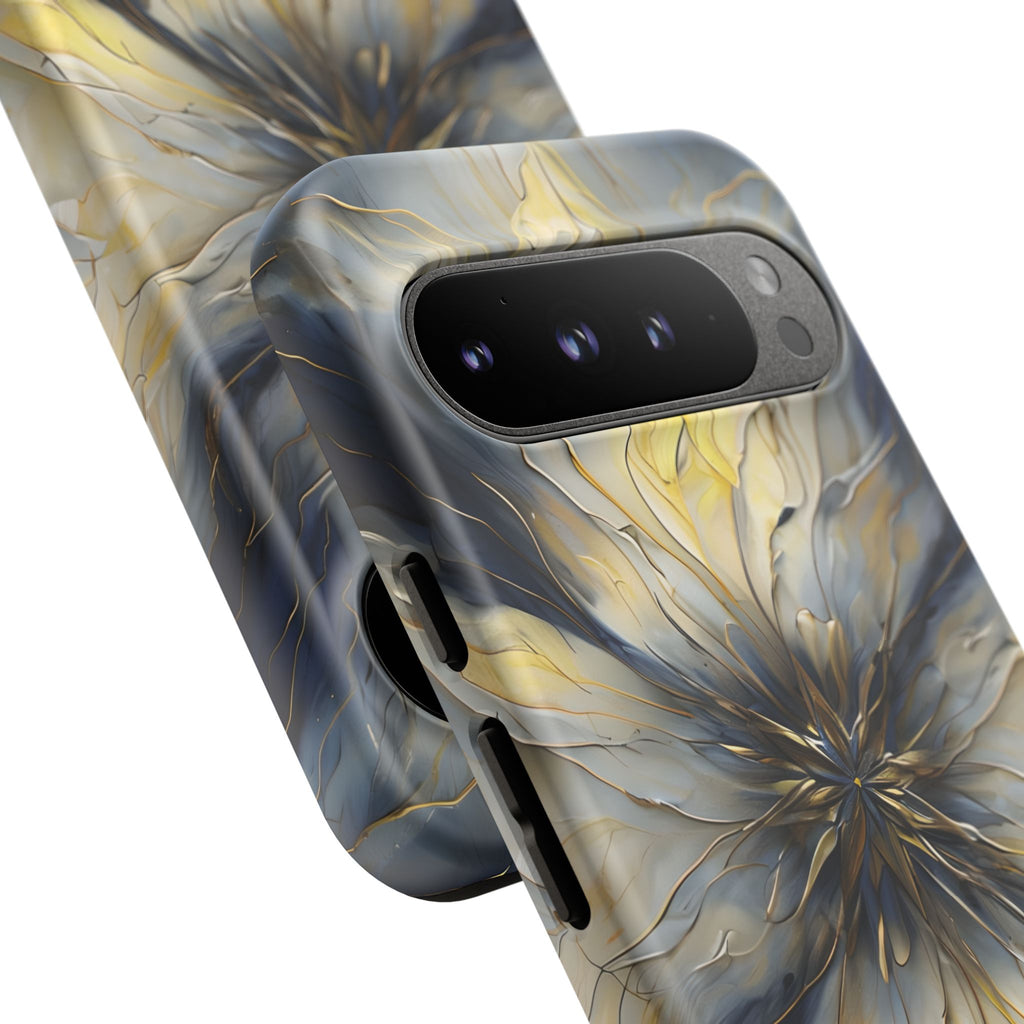 Luminous Petal Tough Case for Google Pixel 9 Pro XL - Premium Artistic Shockproof Cover, Elegant Protective Phone Case