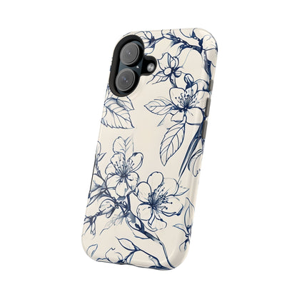 Blossom Sketch iPhone MagSafe Case