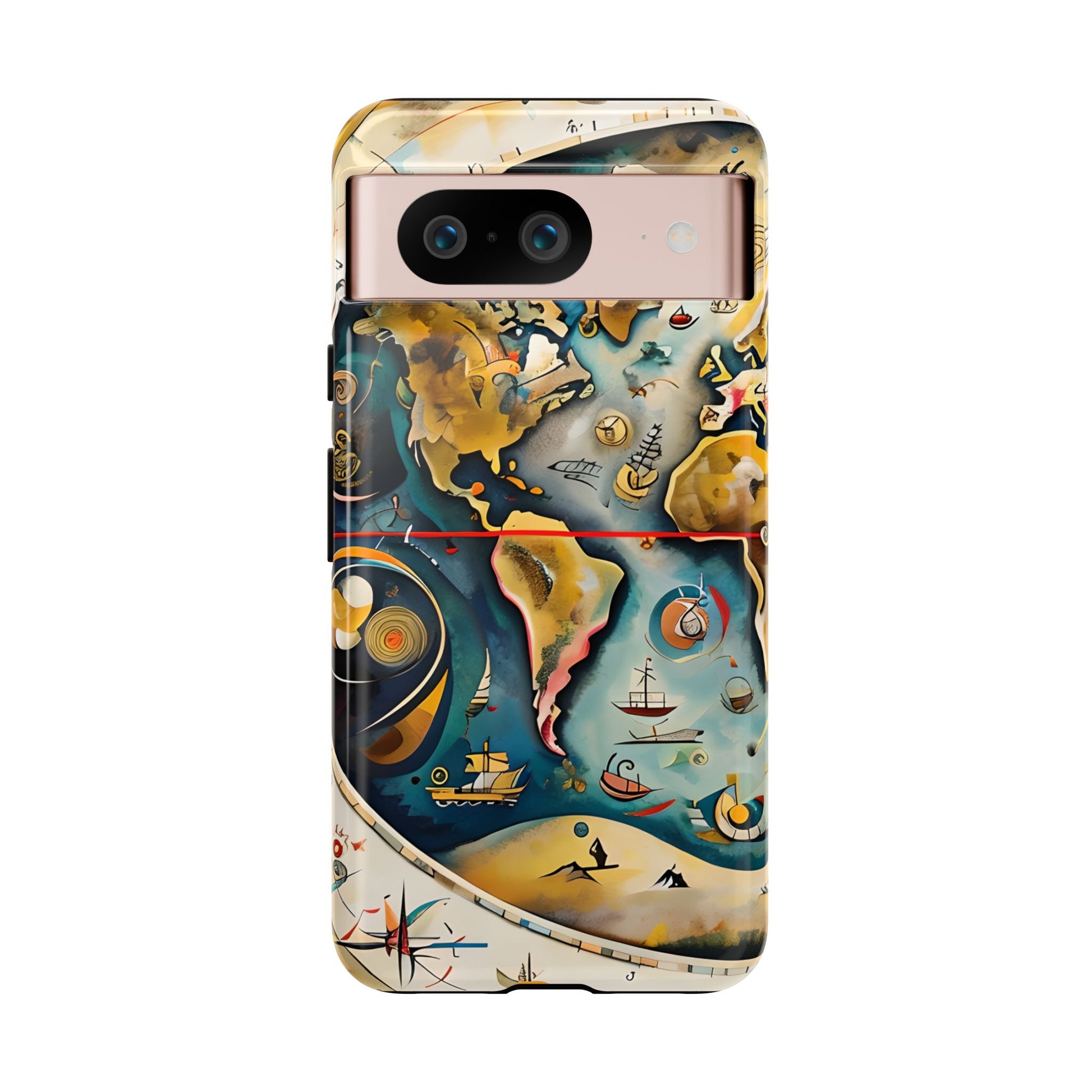 Celestial Map Google Pixel 8 Tough Case - Antique Star Chart Phone Cover