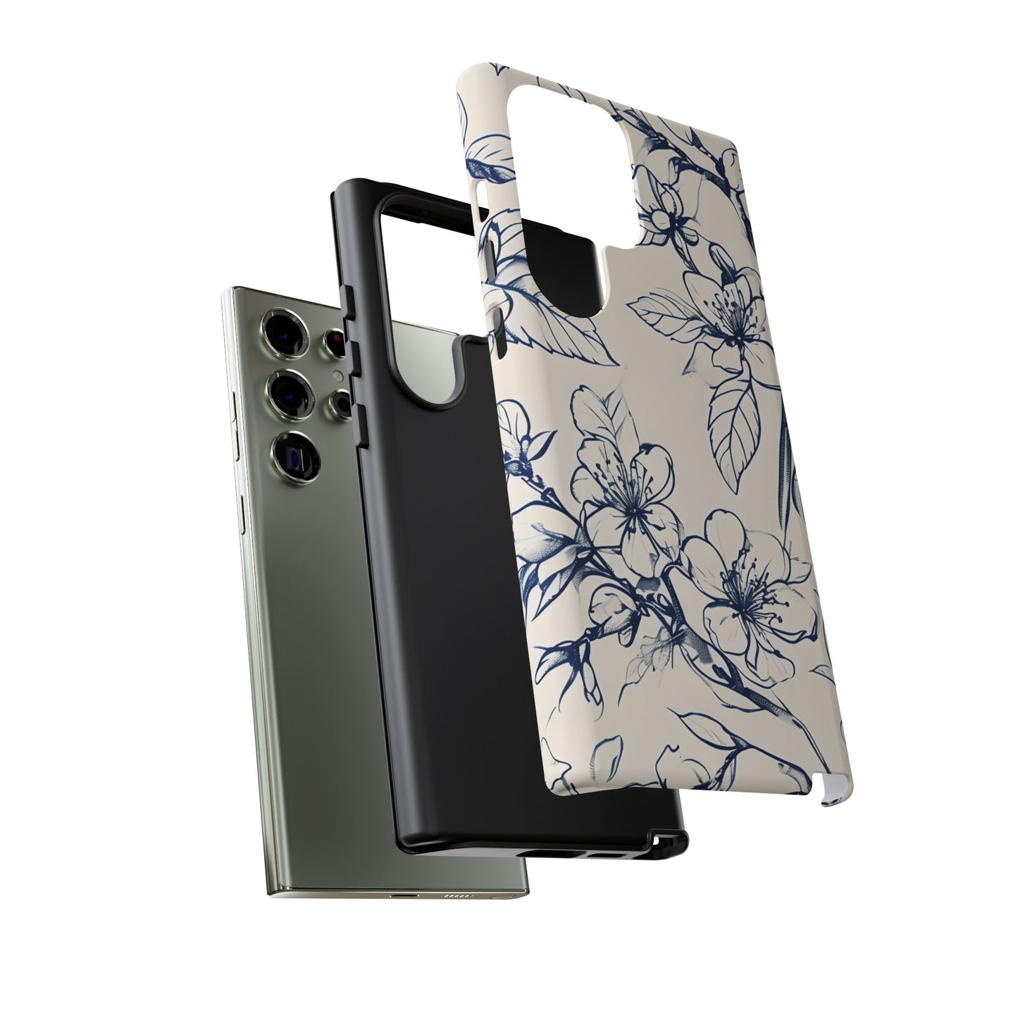 Blossom Sketch Samsung Galaxy Tough Case