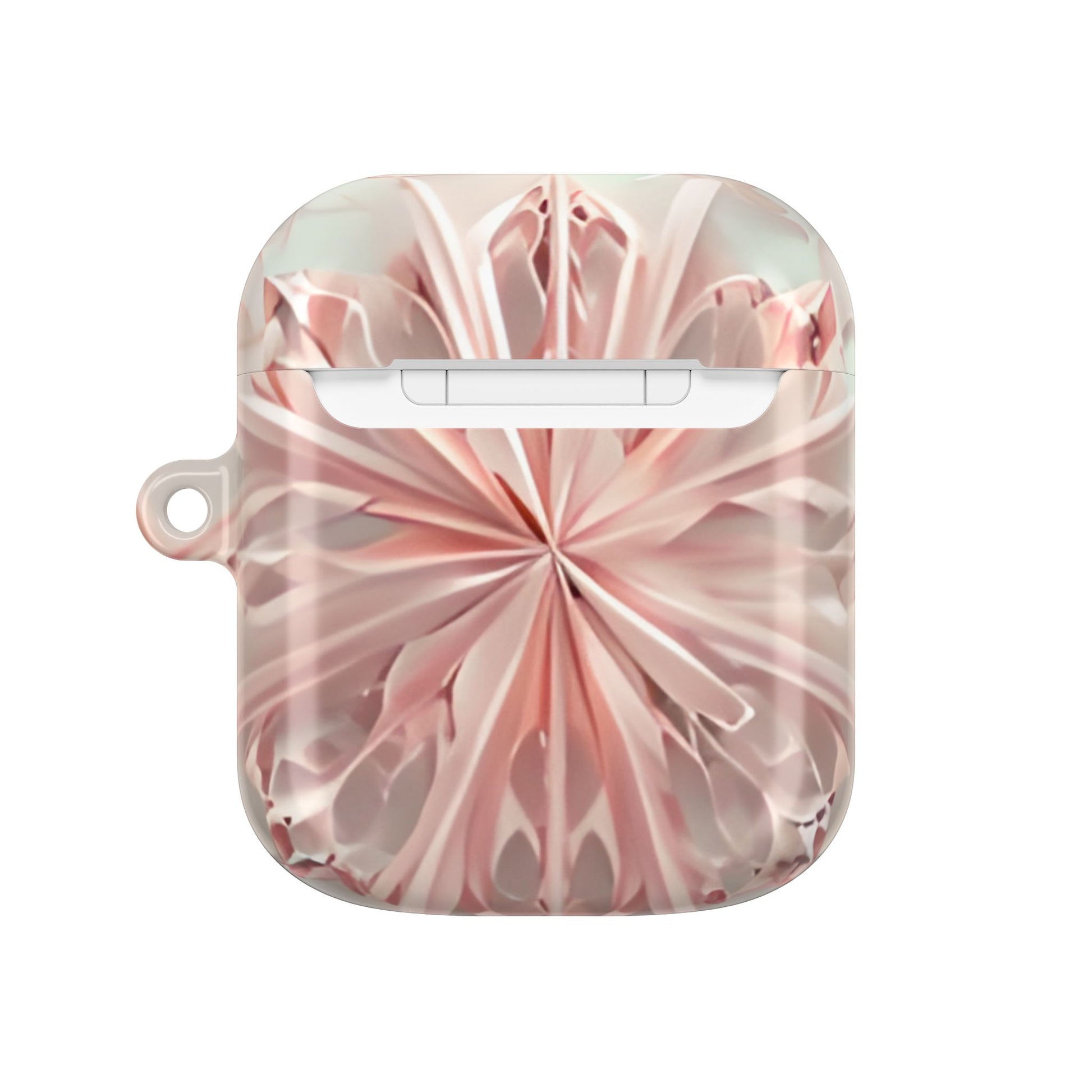 Blush Frost AirPod Case - Pink Snowflake Earbud Cover for Gen 1, 2, 3, Pro Gen 1 & 2