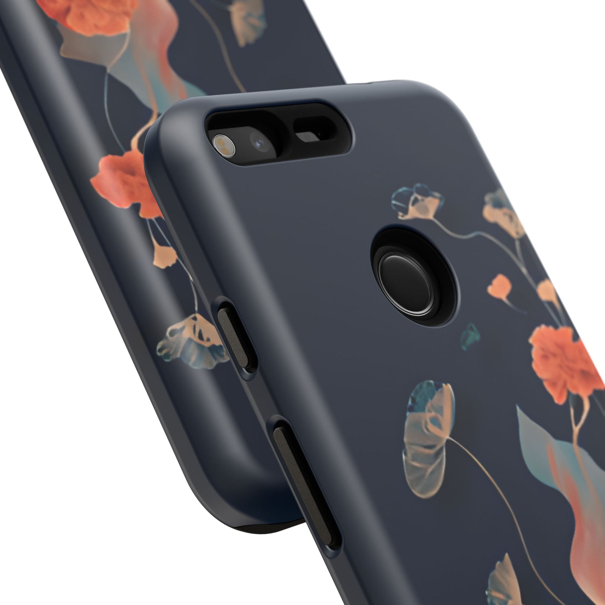 Lotus Reverie - Elegant Artistic Floral Google Pixel XL Tough Phone Case - Painterly Lotus Blossom Design