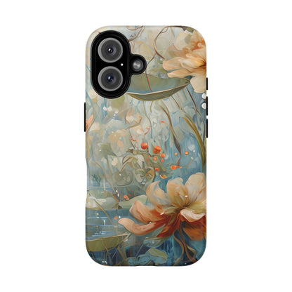 Waterlily Dreamscape - Artistic Floral iPhone MagSafe Phone Case -Waterlily & Lotus Design