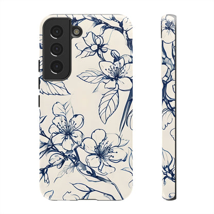 Blossom Sketch Samsung Galaxy Tough Case