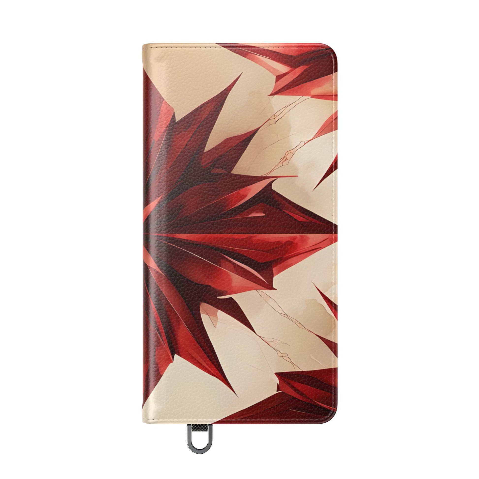 Ruby Compass Samsung Galaxy S25 Ultra Wallet Case - Bold Geometric Flip Cover with Card Slots